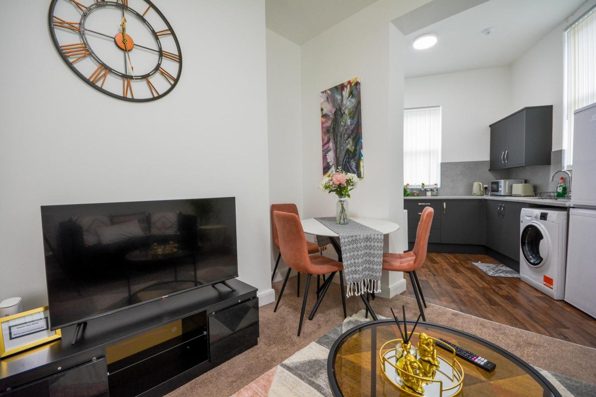 מנצ'סטר Stylish Suite With Free Parking מראה חיצוני תמונה